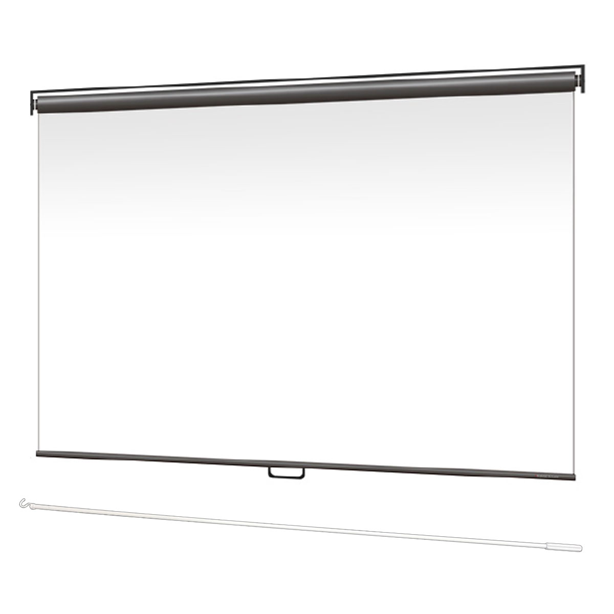 スプリング プロジェクター スクリーン 4：3 100インチ|BSP2033FEH