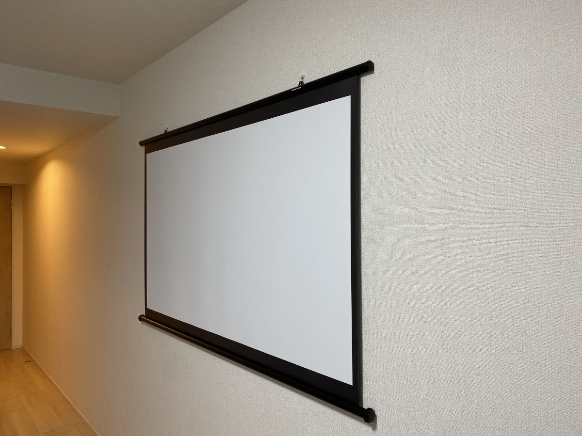 掛け軸 プロジェクター スクリーン 16：10 160インチ フルハイビジョン