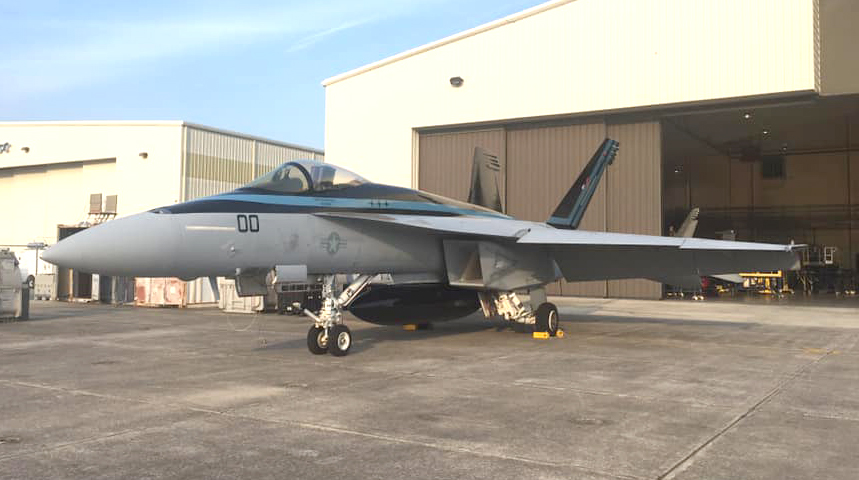Not Two But Three Super Hornets Were Given Special Color Scheme
