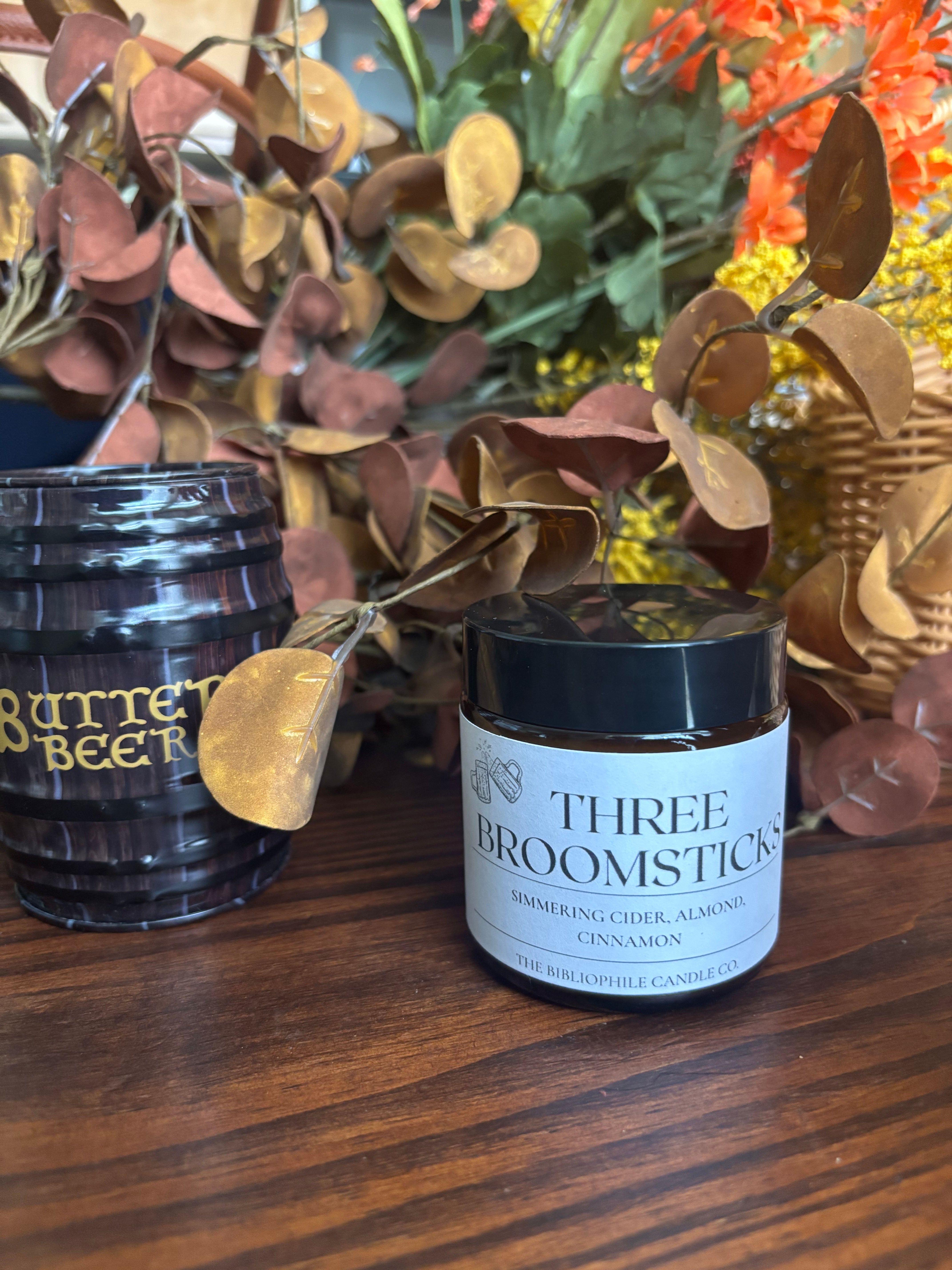 Three Broomsticks Scented Candle – thebibliophilecandleco