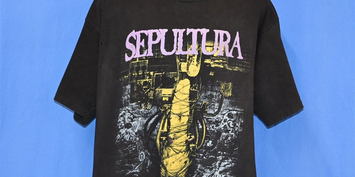 90s Sepultura Chaos A.D. Album Metal t-shirt Extra Large – The