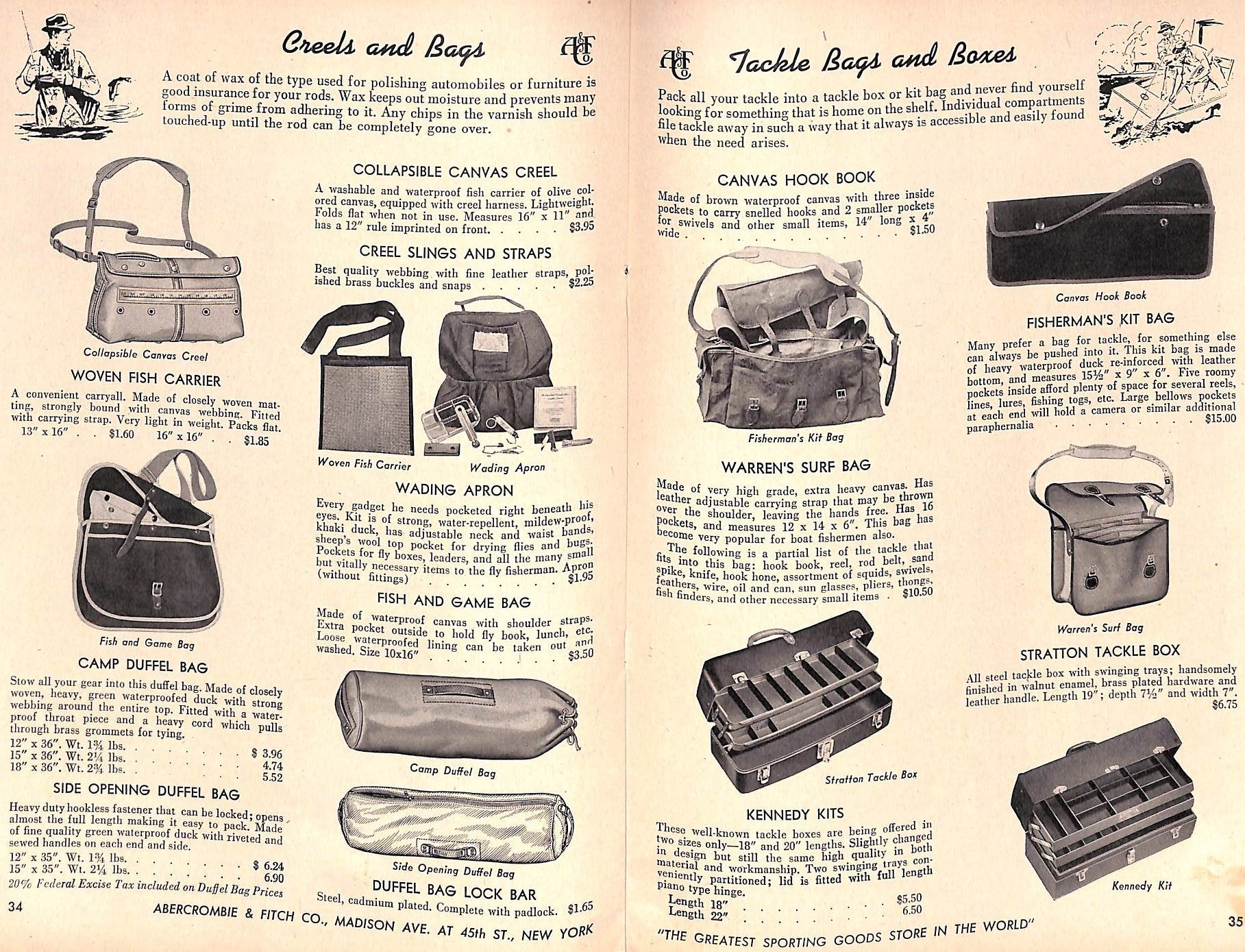 Abercrombie & Fitch 1946 Angling Catalog