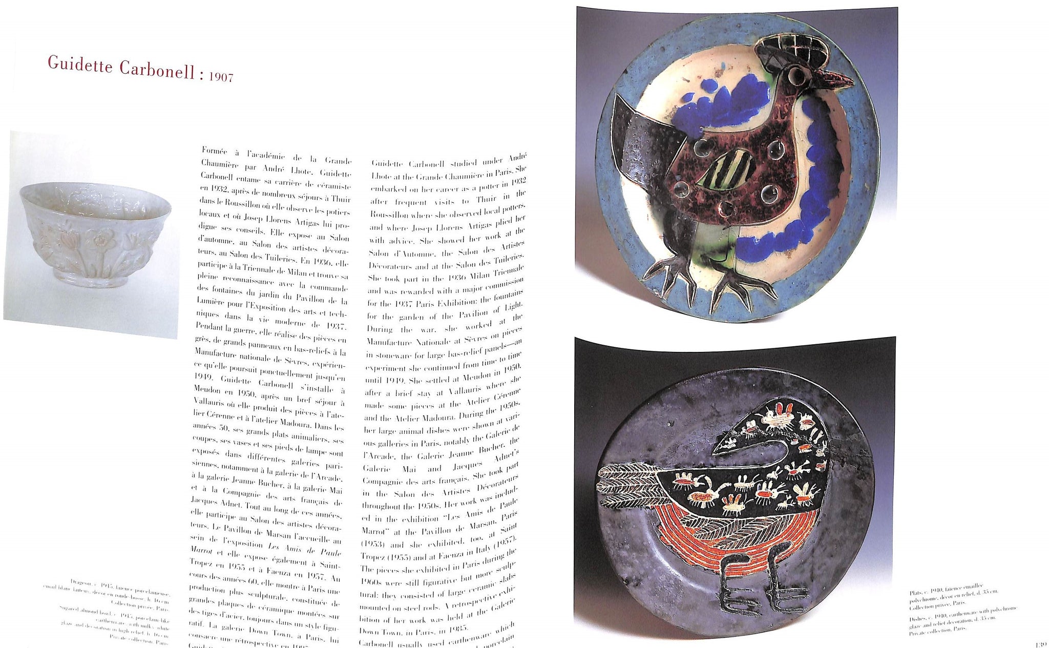 La Ceramique Francaise Des Annees French Pottery Of The 50s