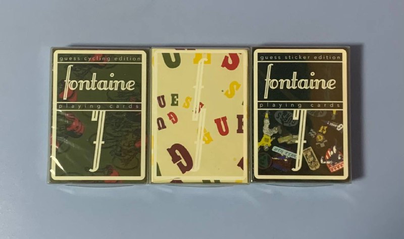 Guess Fontaine Playing Cards Set – The Cardpenter