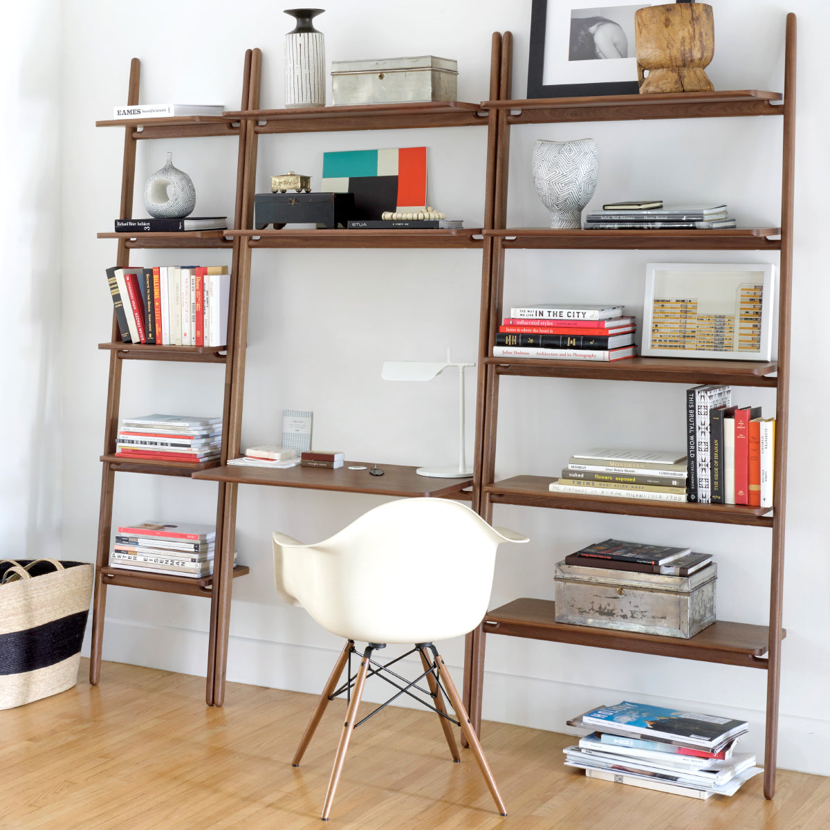 Harman mirror フォークラダーデスク ウォールナット