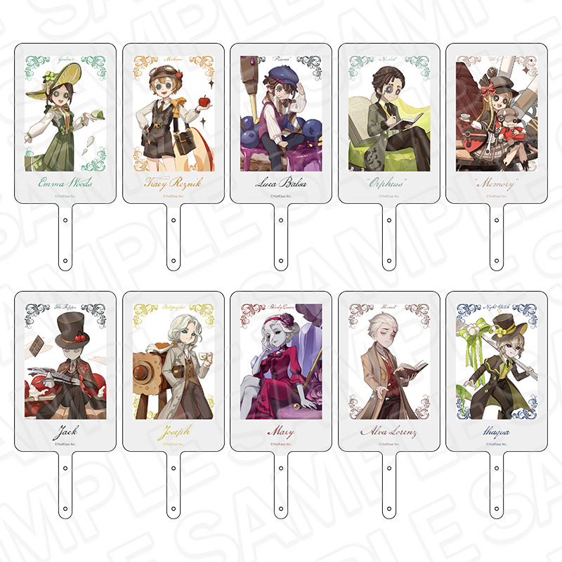 第五人格 x THEキャラCAFE ステッカー全種類コンプ10枚