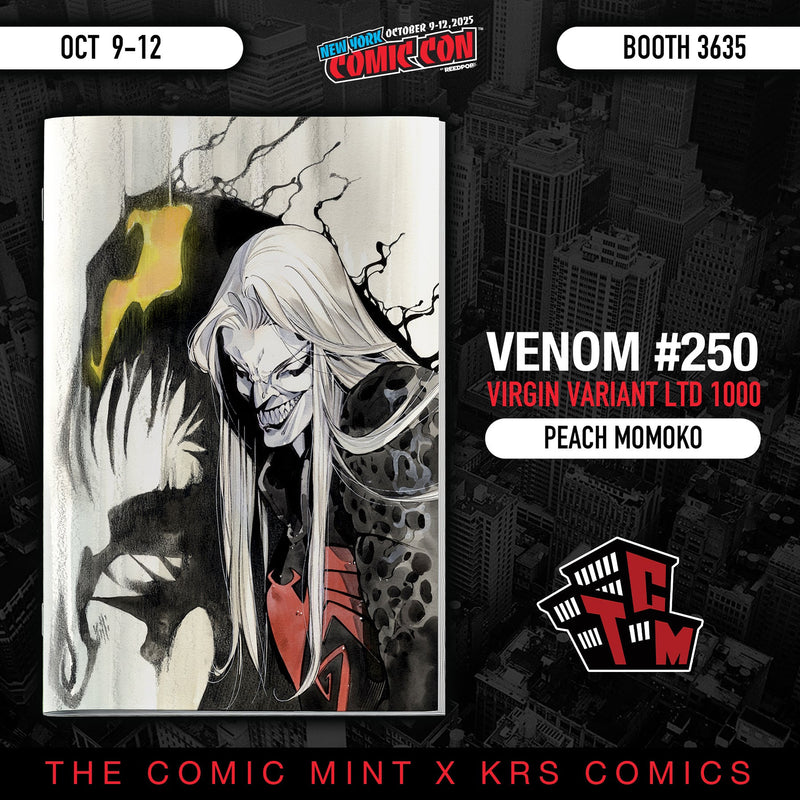 VENOM 250 NYCC PEACH MOMOKO VIRGIN VARIANT– The Comic Mint