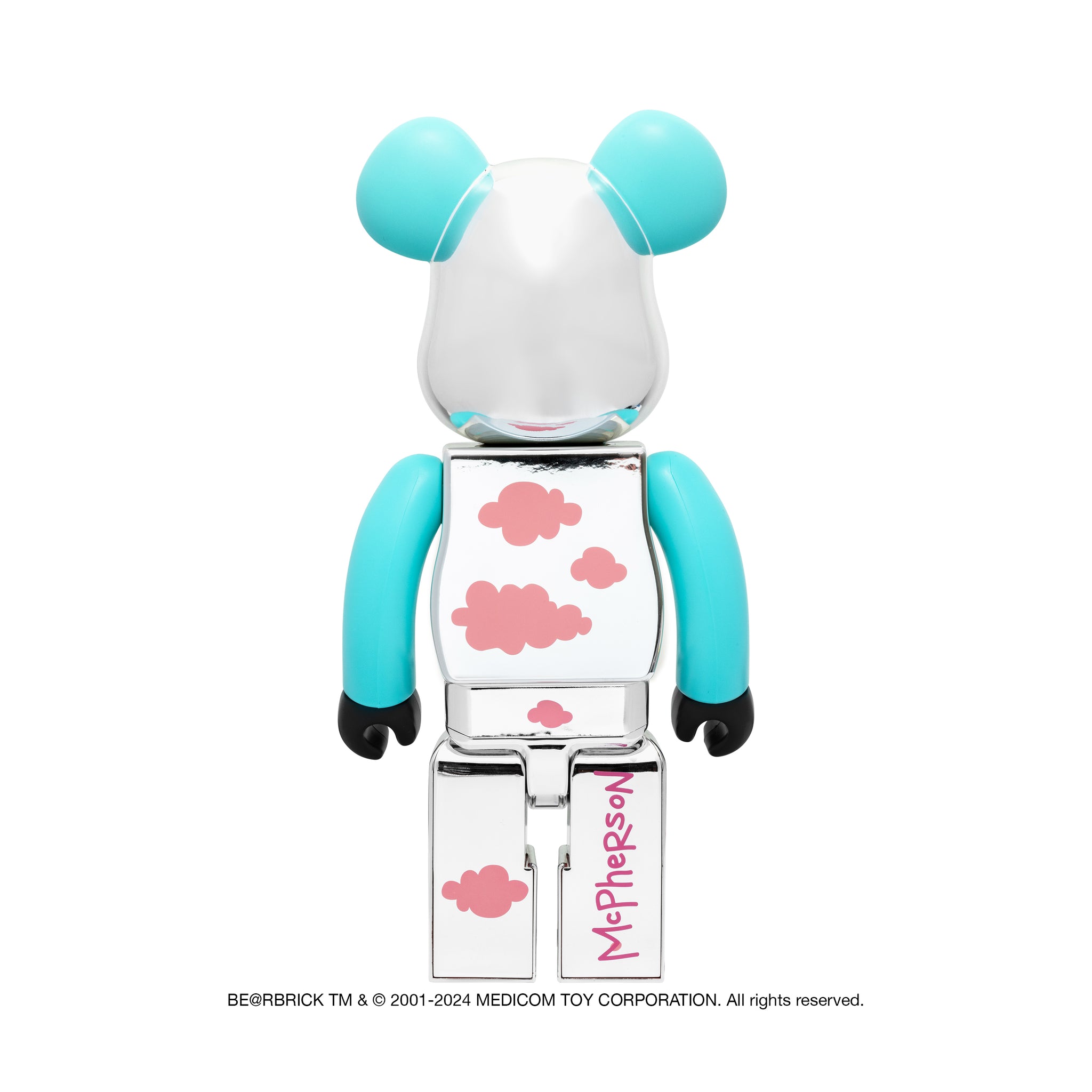Silver Linings 400% BE@RBRICK - The Cotton Candy Machine