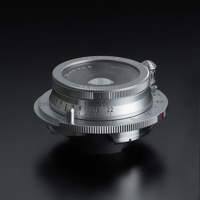 Voigtlander 35mm f3.5 VM Color-Skopar ASPH Lens Silver in stock