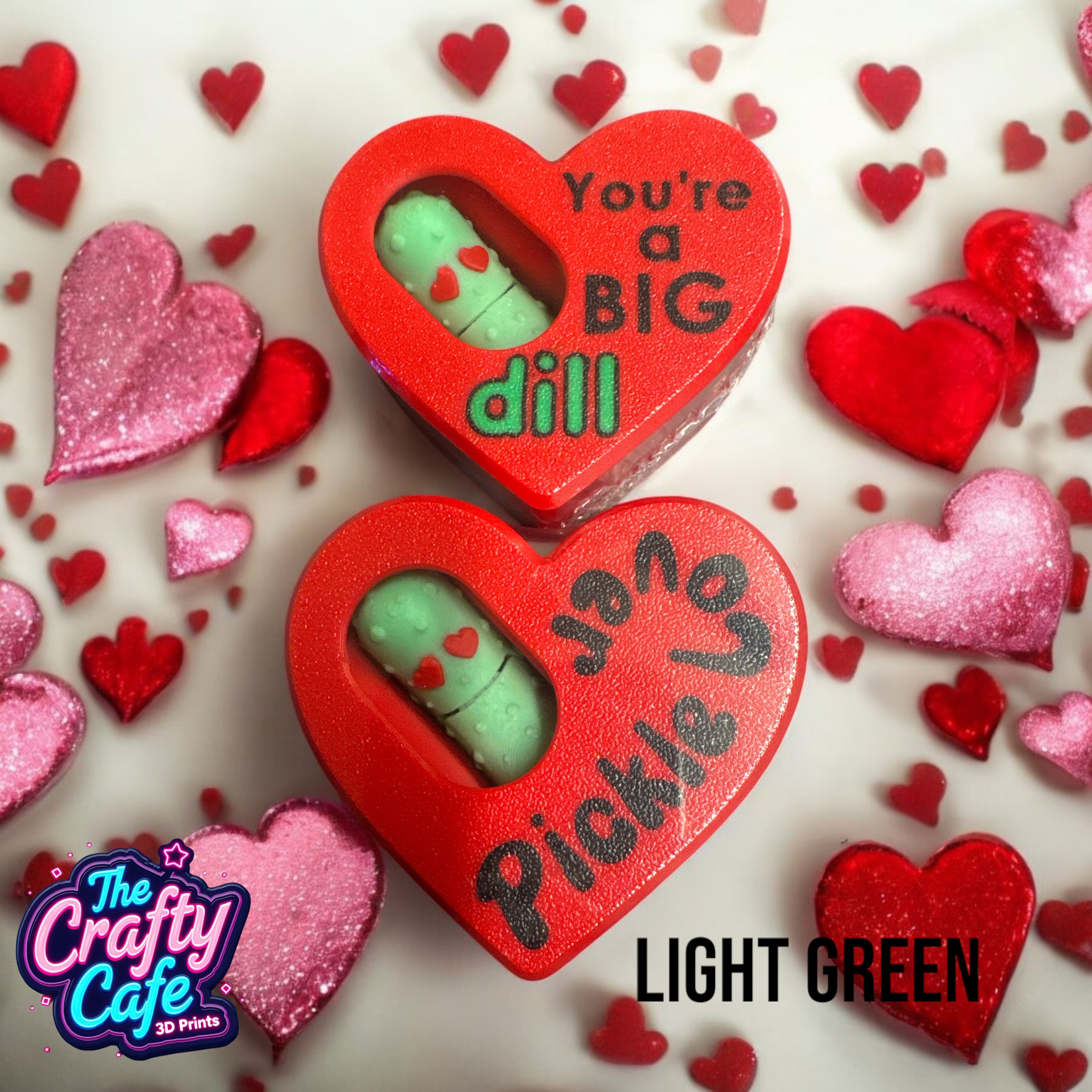 Valentine pickle with mini pickles – TheCraftyCafe.NV