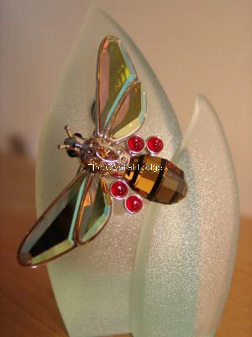 SWAROVSKI CRYSTAL PARADISE BUGS BROOCH - BUTTERFLY AMADORA JONQUIL