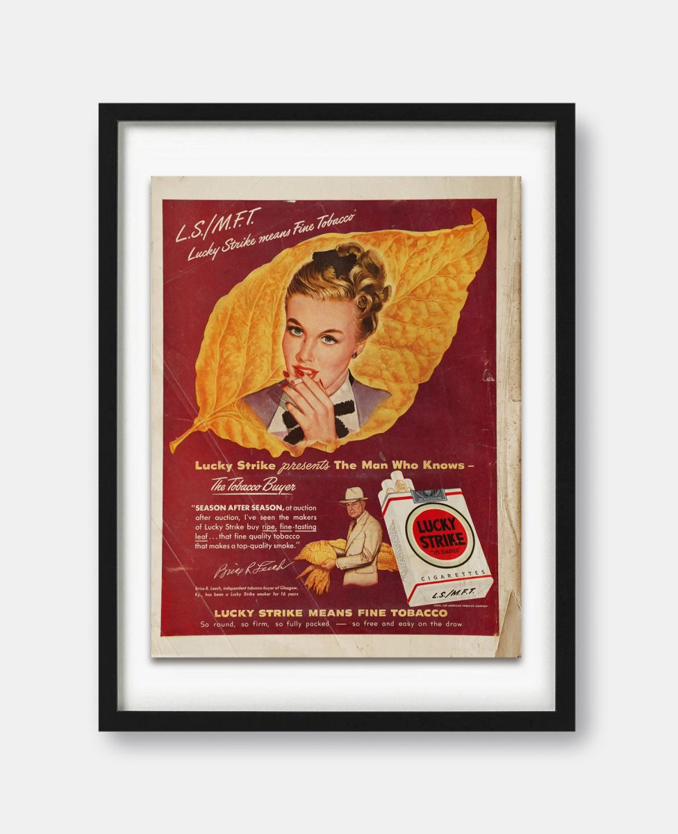 Lucky Strike 1960s Magazine Ad - The Curious Desk