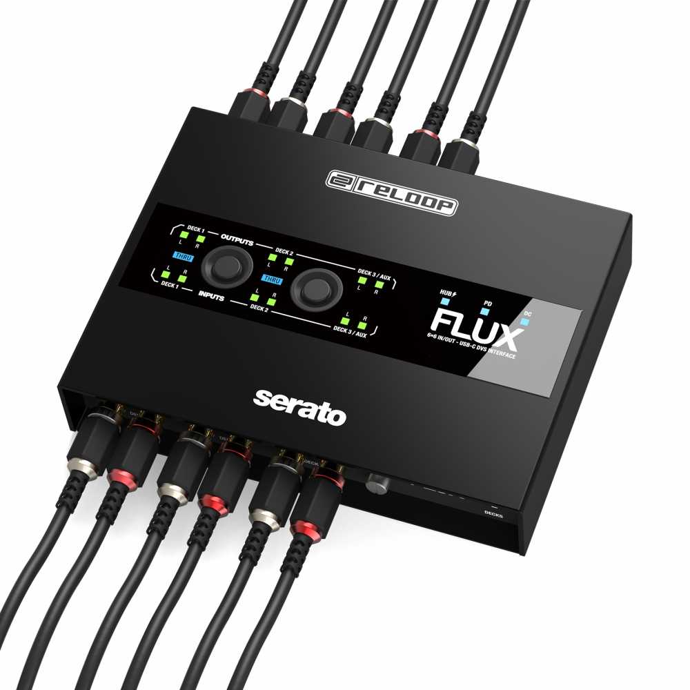 Reloop FLUX - 6x6 IN/OUT USB-C DVS Interface for Serato DJ Pro