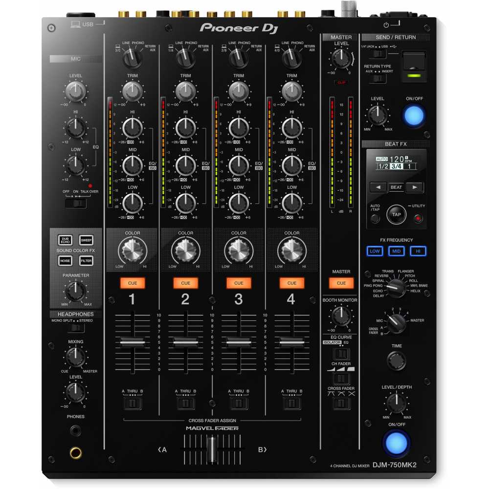Pioneer DJ CDJ-900 Nexus + Pioneer DJ DJM-750MK2 Mixer Bundle Deal