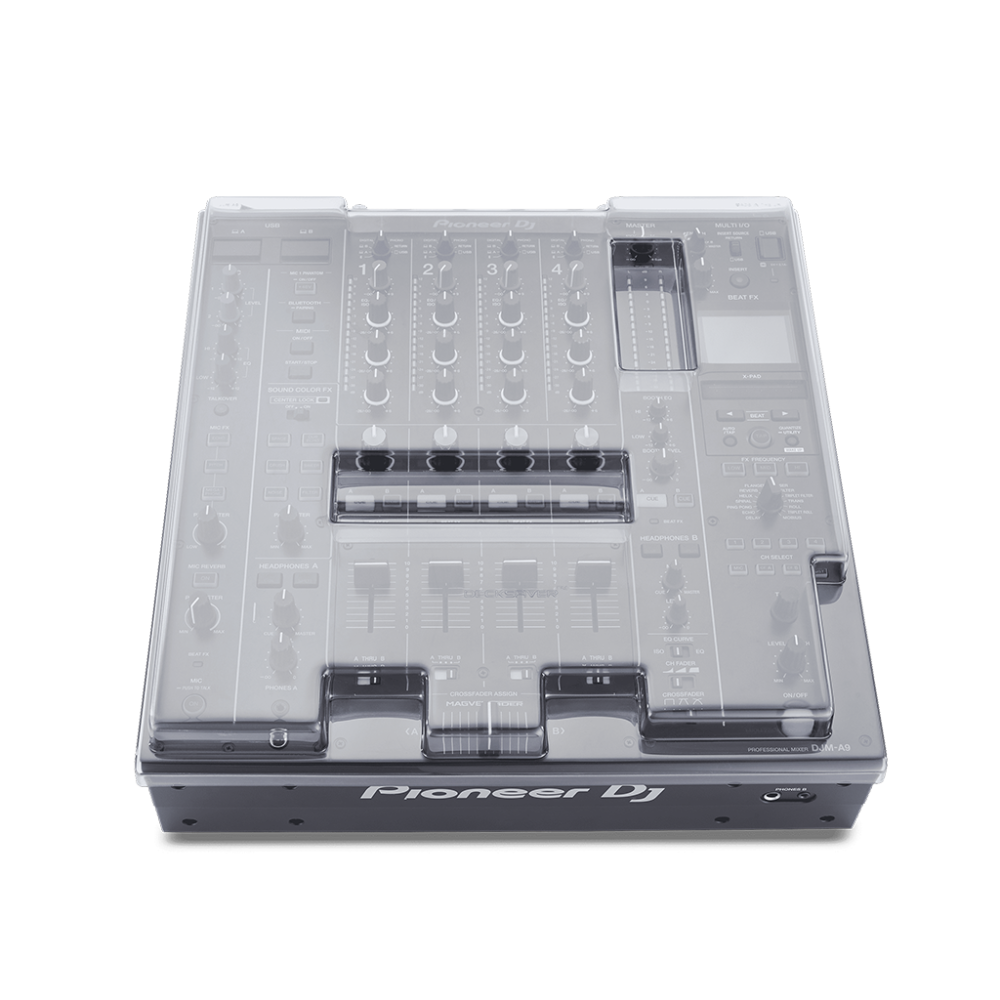 Pioneer DJ DJM-A9 + Decksaver DS-PC-DJMA9 Cover Bundle @ The DJ Hookup