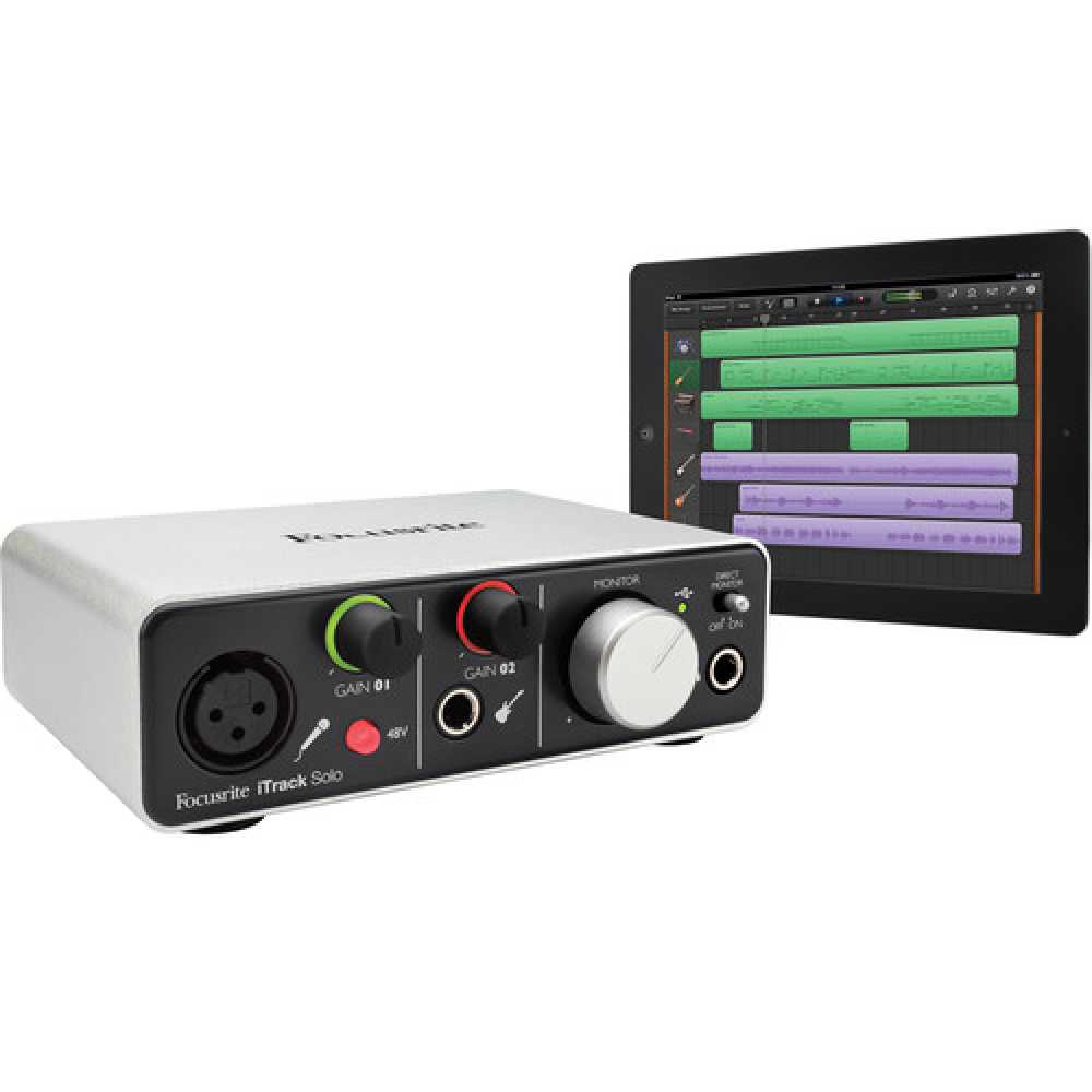 Focusrite iTrack Solo (Lightning) Audio Interface [Open Box] @ The