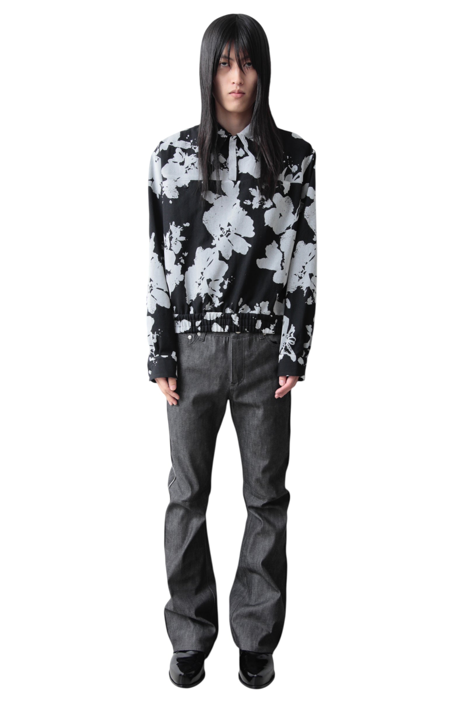 ORIMI OPEN COLLAR PULLOVER – THE ELEPHANT