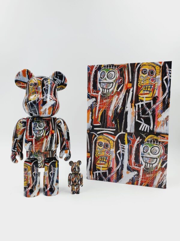 Jean Michel Basquiat x Medicom Toy - Be@rbrick Basquiat V11 400
