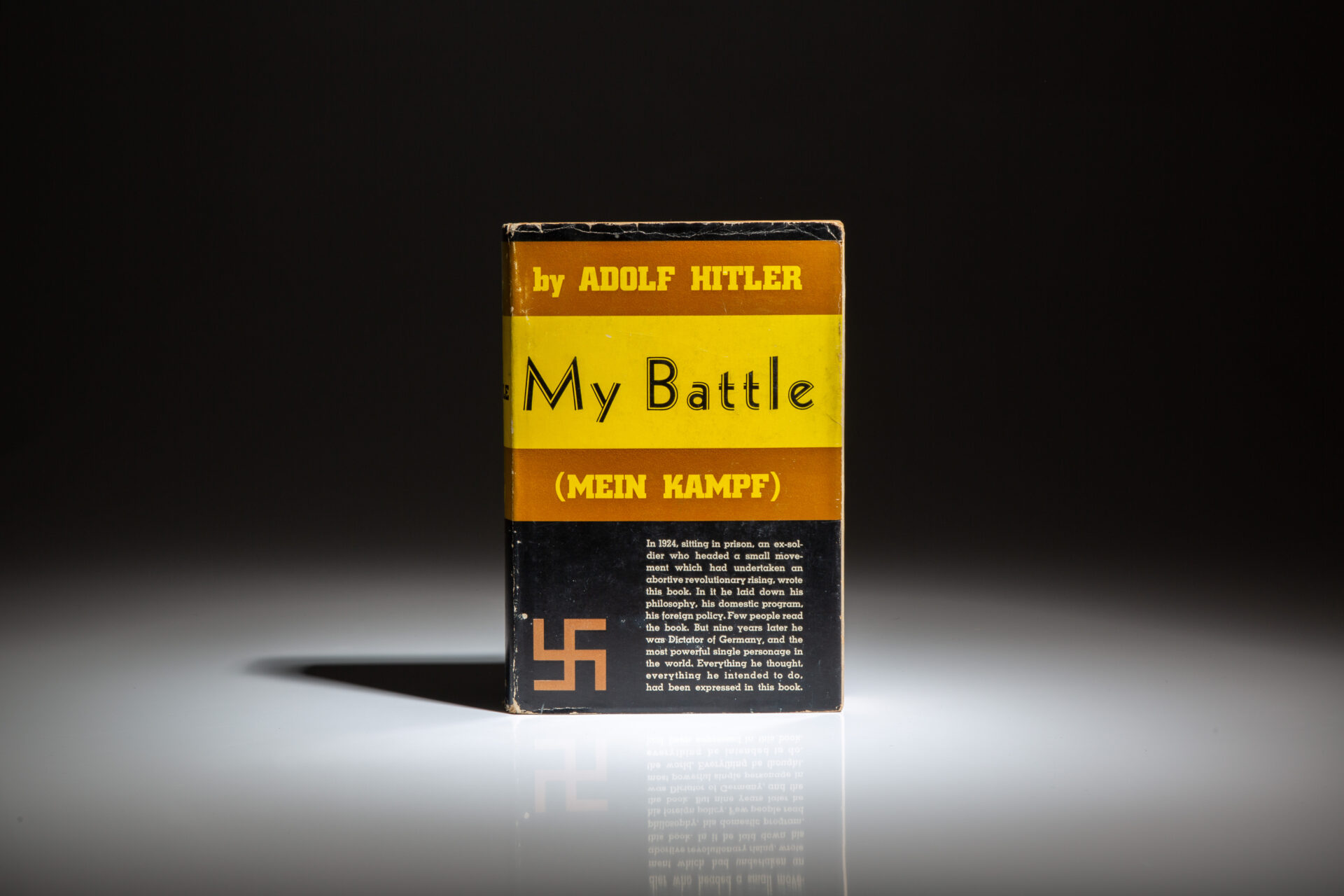 My Battle (Mein Kampf) - The First Edition Rare Books
