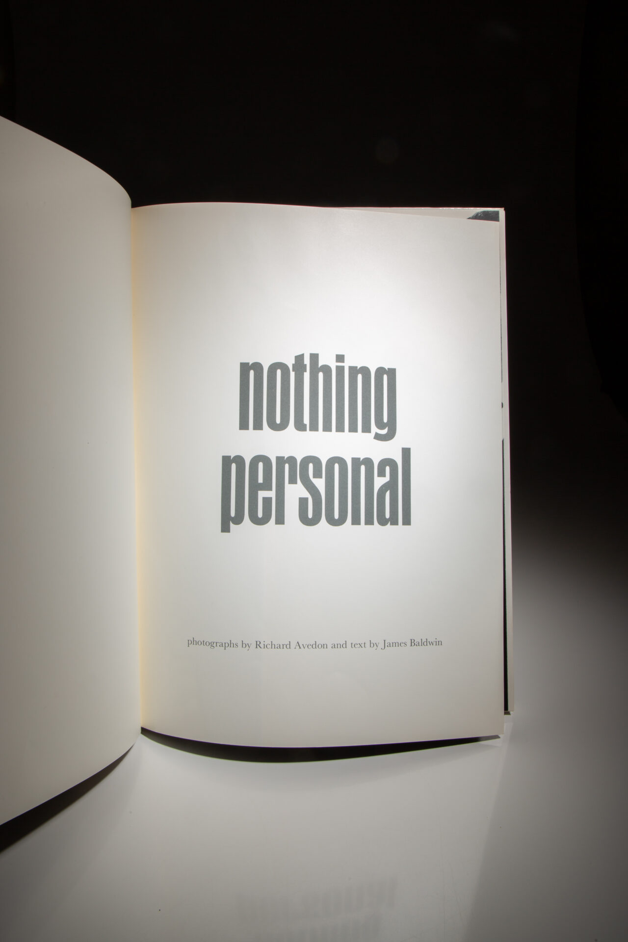 Nothing Personal - The First Edition Rare Books