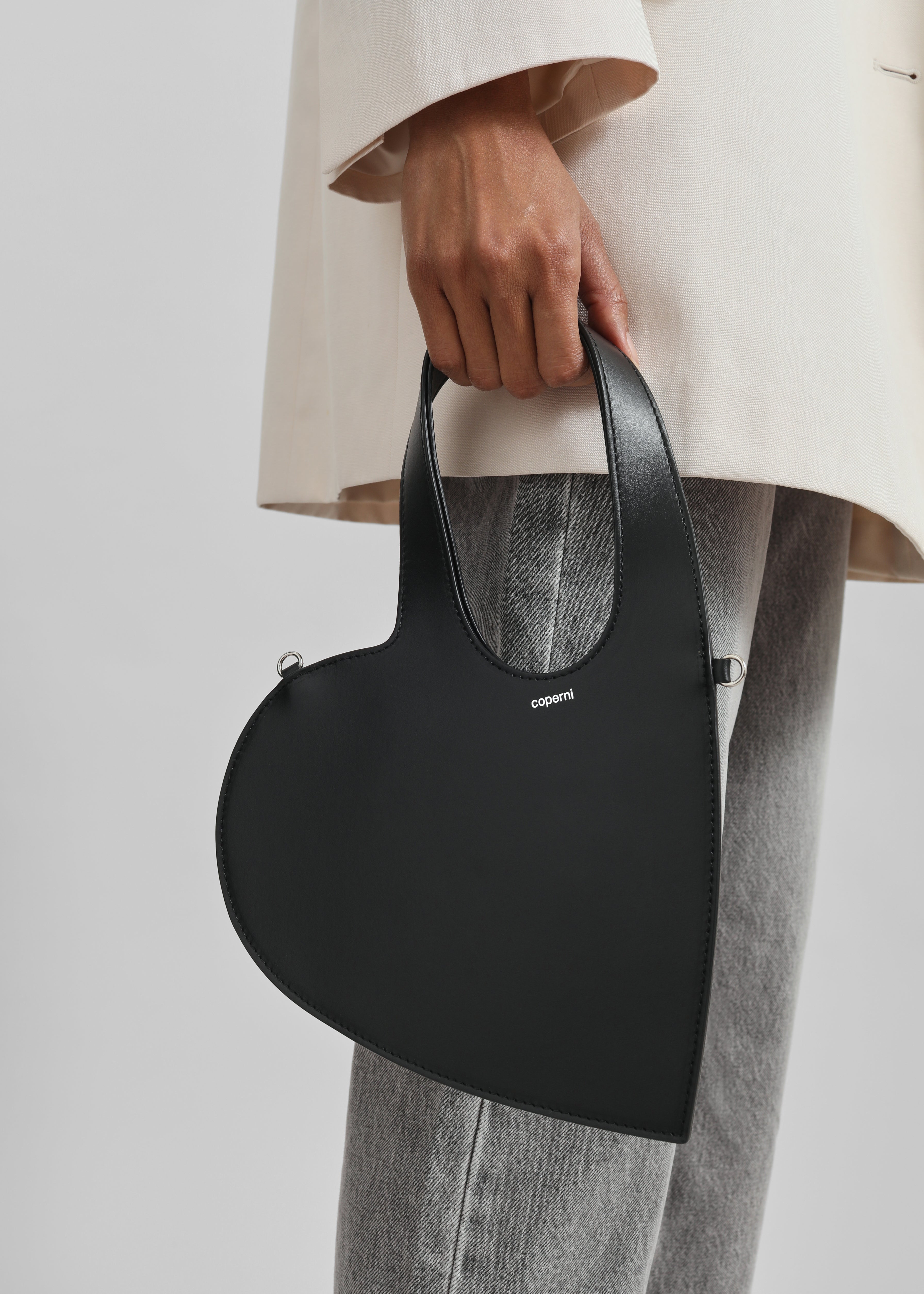 Coperni Crossbody Baby Heart Tote Bag - Black – The Frankie Shop