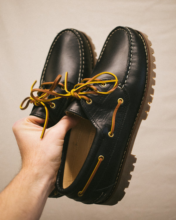 Arrow Moccasin Company TIMBER MOC SHOE - BLACK - The Great Divide