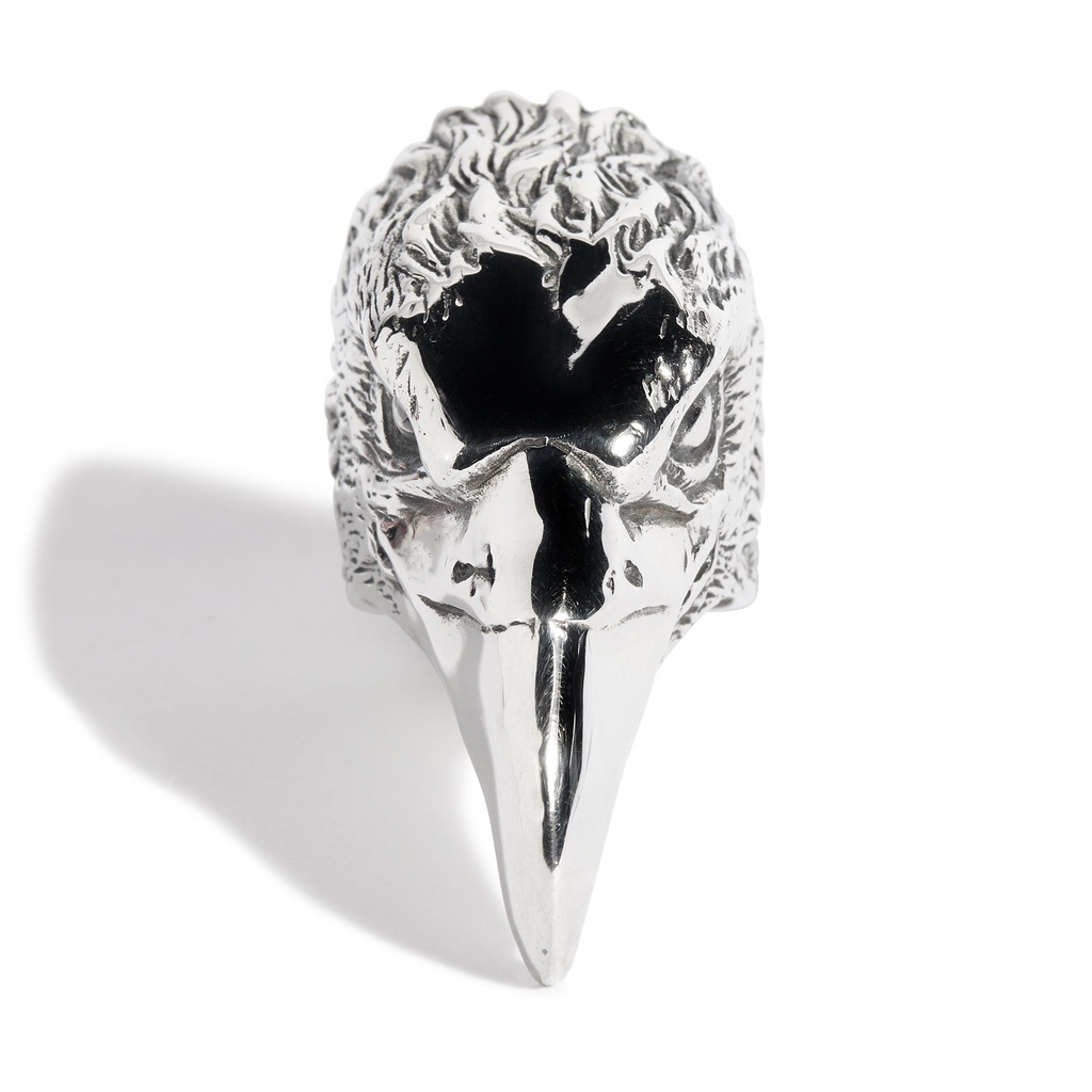 Large Eagle Head Ring – The Great Frog London