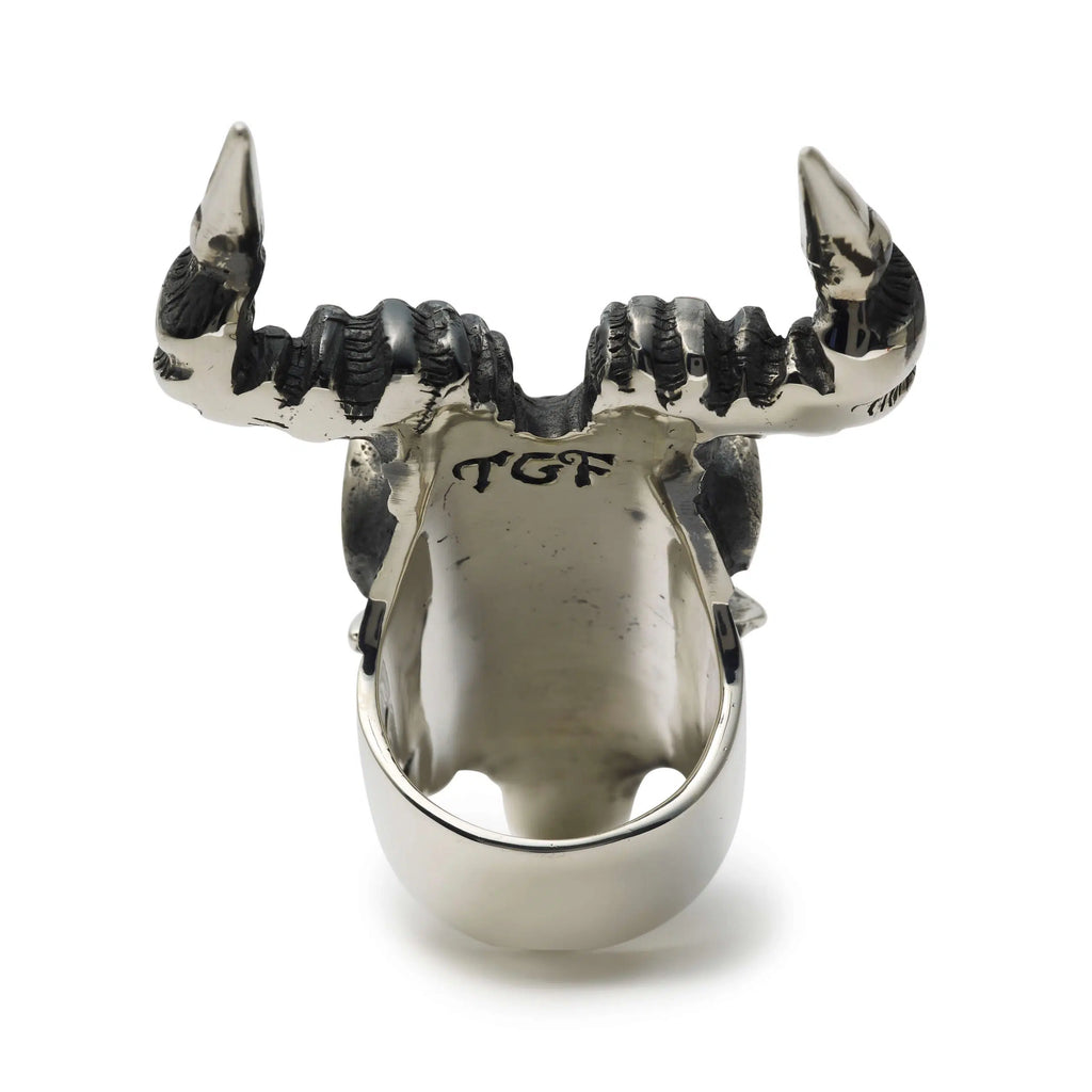 Medium Kudu Skull Ring – The Great Frog London