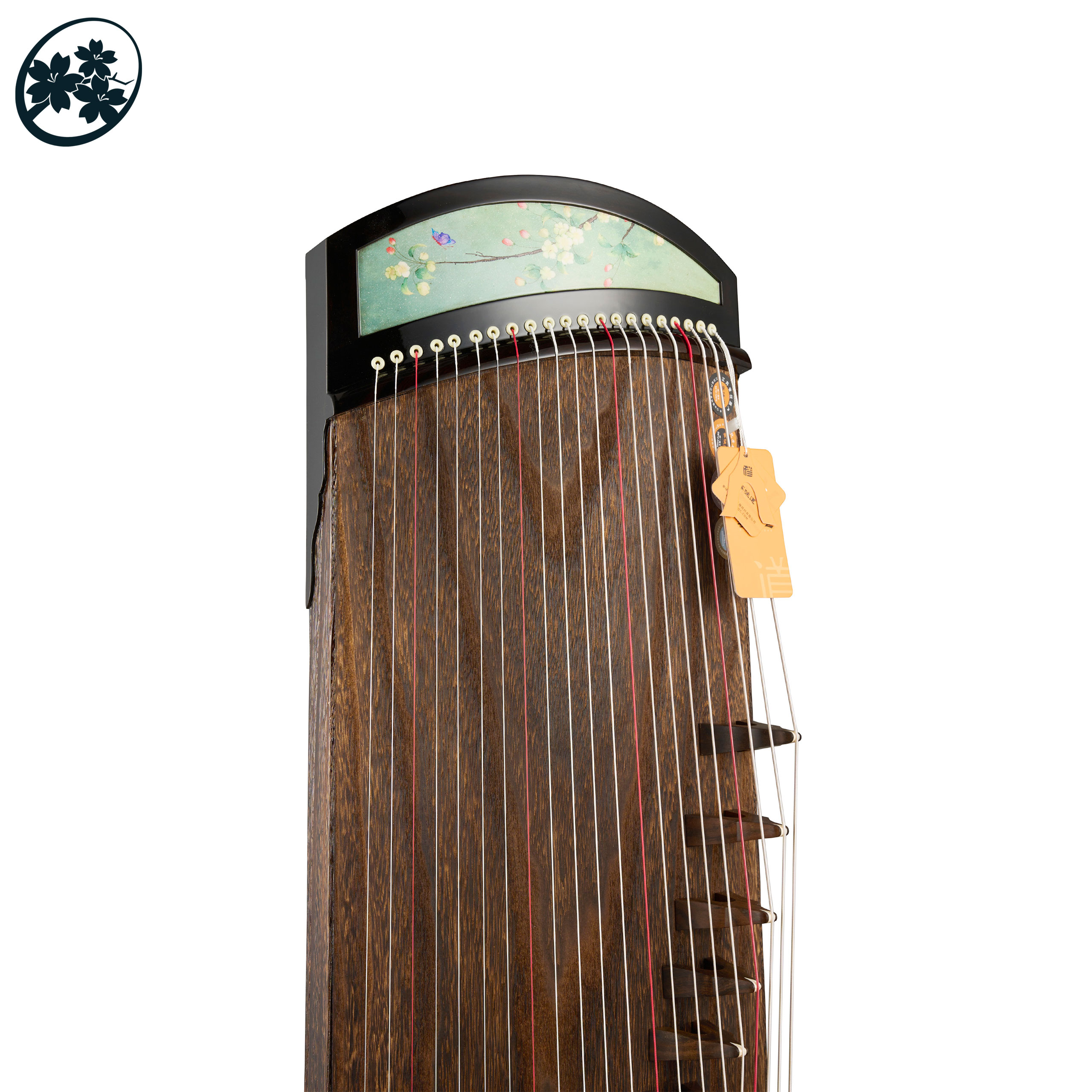 Zhonghao 'Oriental Flowers' 3/4 Size Black Sandalwood Guzheng