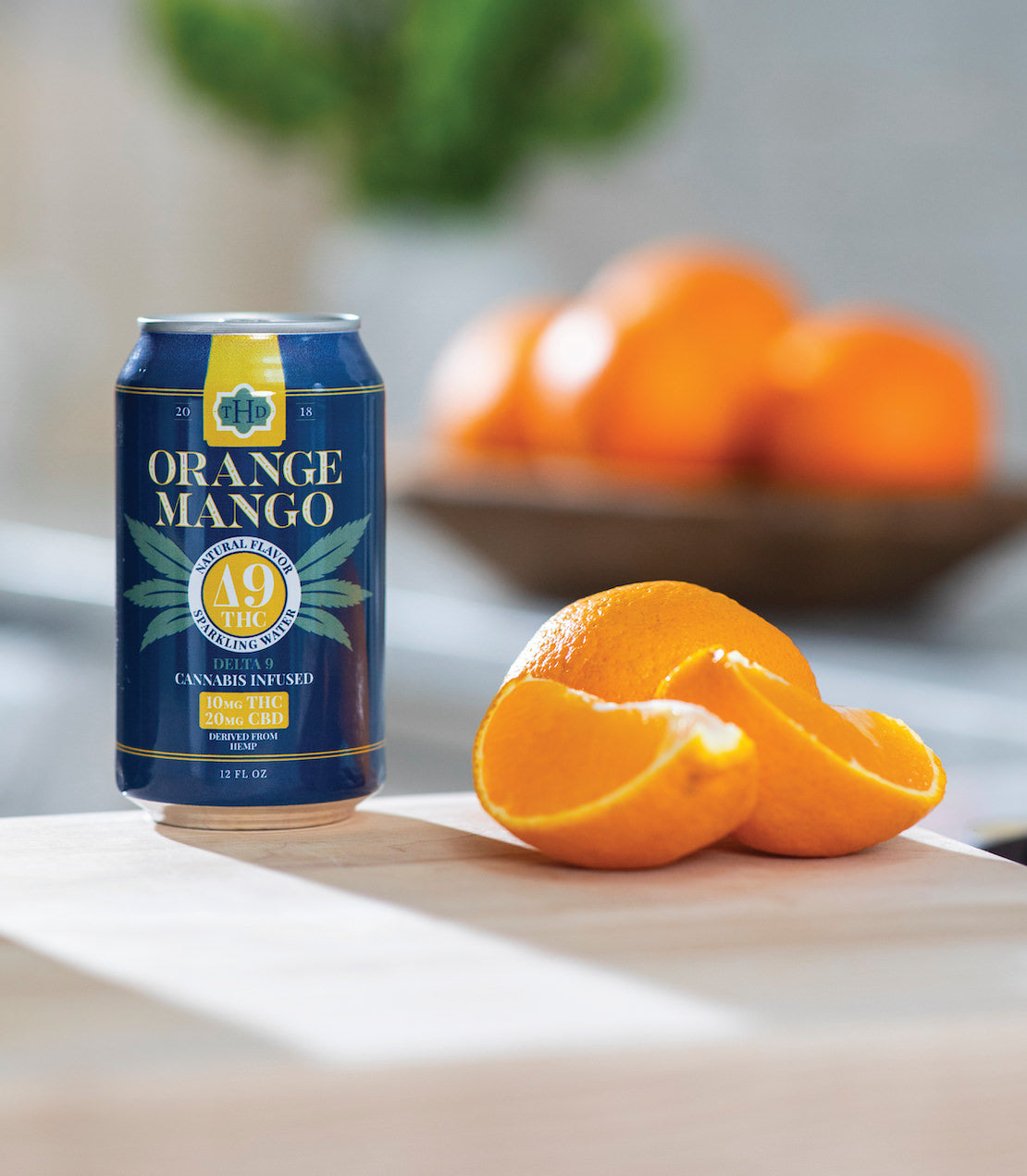 Orange Mango Sparkling Elixir | 10 MG Delta-9 THC | 12 Oz Can