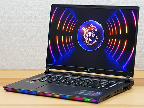 GeForce RTX 4090 Laptop搭載のゲーミングノート、MSI Raider GE78 HX