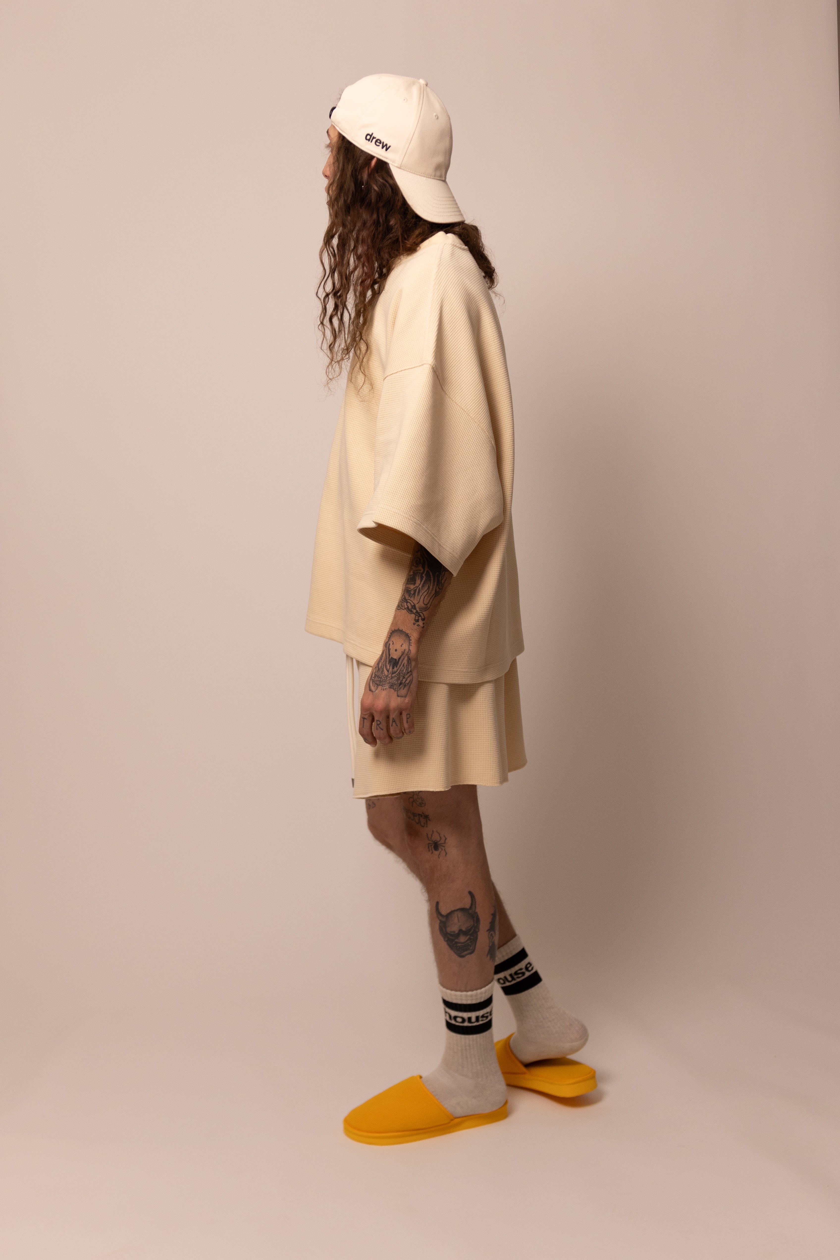 mascot oversized hoodie - white – drew house