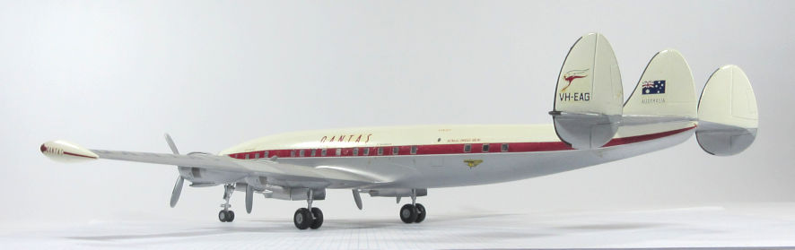 Lockheed L.1049G Super Constellation (Qantas, VH-EAG, 1954) - The