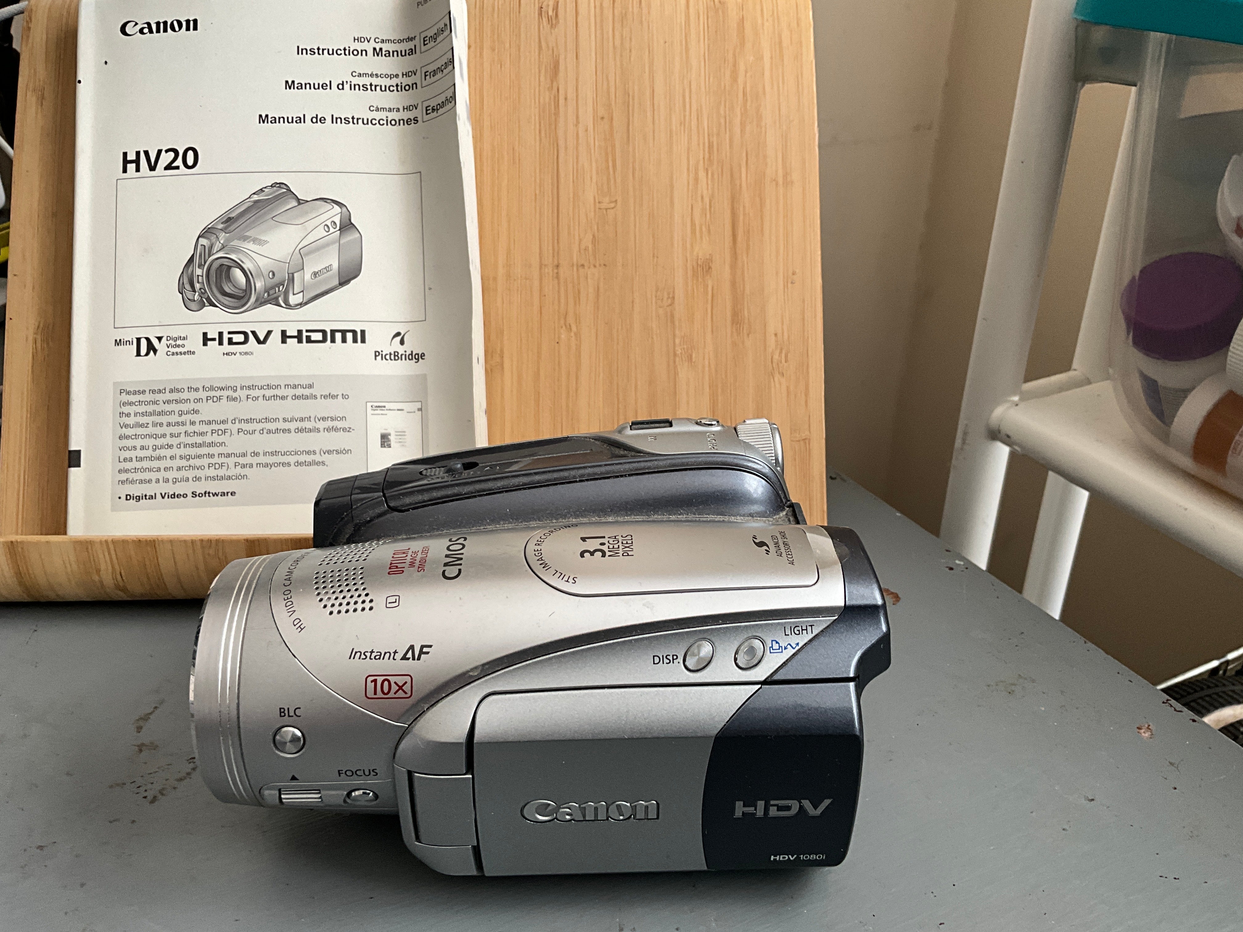 Canon HV20 A 2007 digital video camera recorder – thelittleblackbarn
