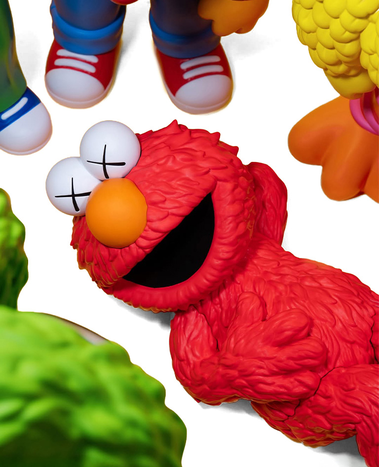 KAWS x セサミストリート エルモ ドール - KAWS | THÉM