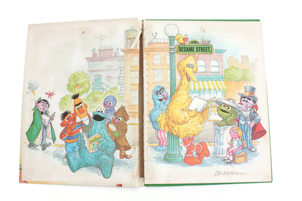 Vintage Sesame Street Library Book Volume 12 Featuring the Letters