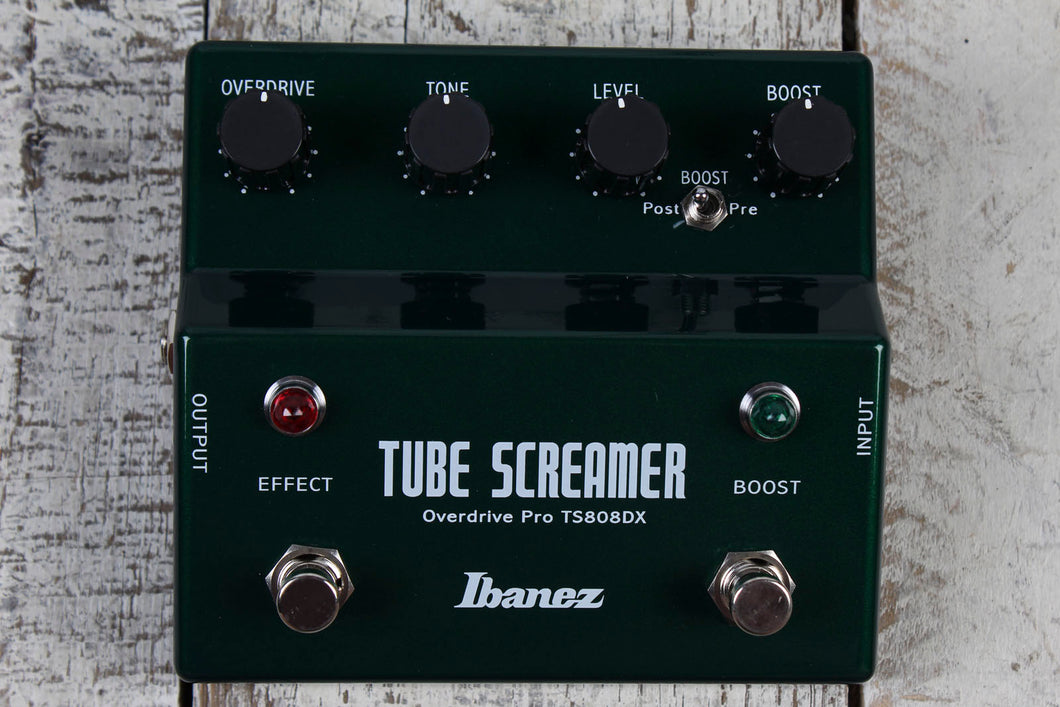 Ibanez TS808DX Tube Screamer Overdrive Pro Deluxe Electric Guitar