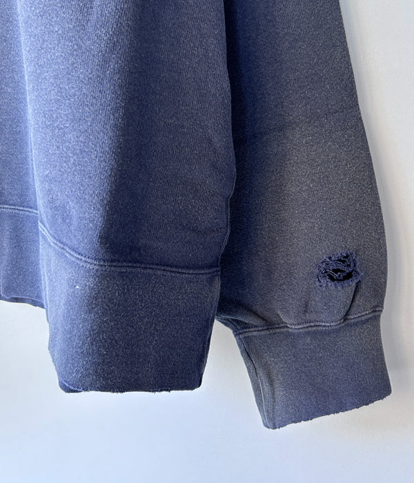 visvim/JUMBO SB SWEAT L/S CRASH (NAVY)