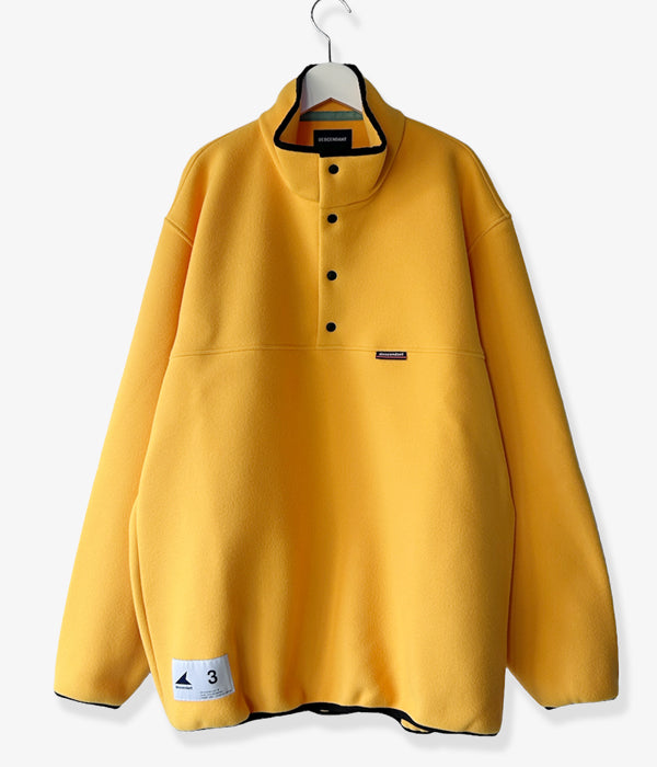 DESCENDANT/HUMMING FLEECE PULLOVER (YELLOW)