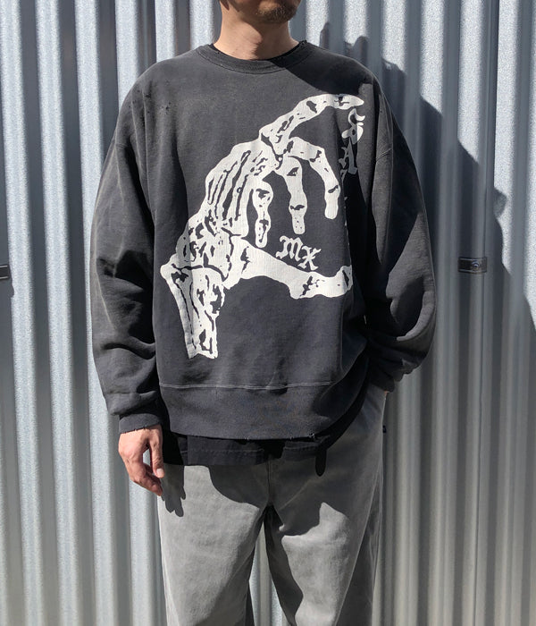 SAINT MICHAEL/CREW SWT/BONE SAINT/BLACK
