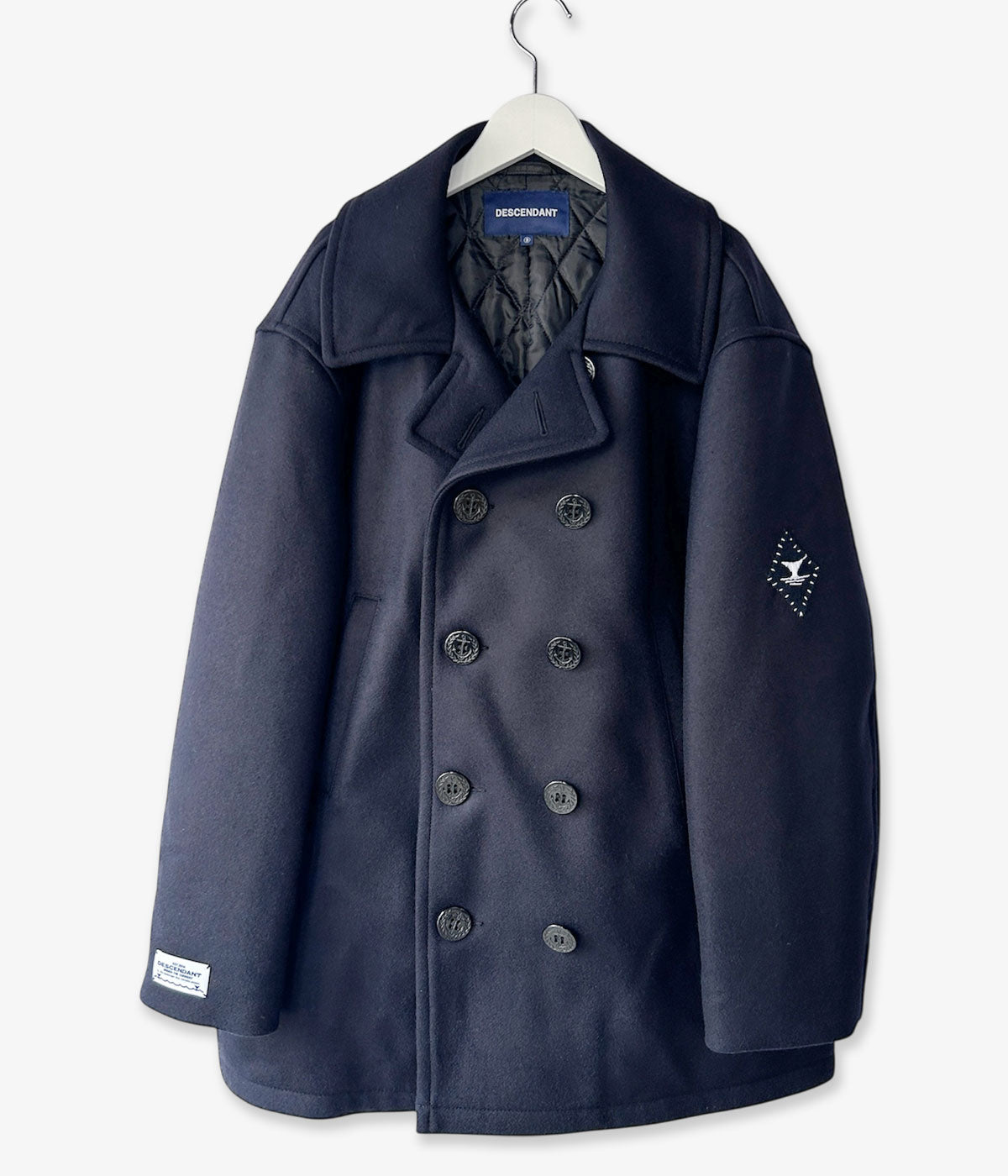 DESCENDANT/SUB WOOL COAT (NAVY)