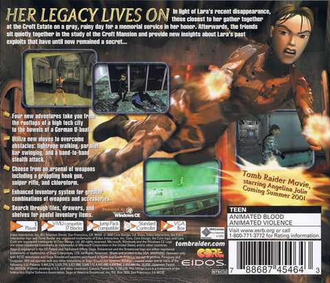 Tomb Raider: Chronicles (Dreamcast) – The Nerdporium