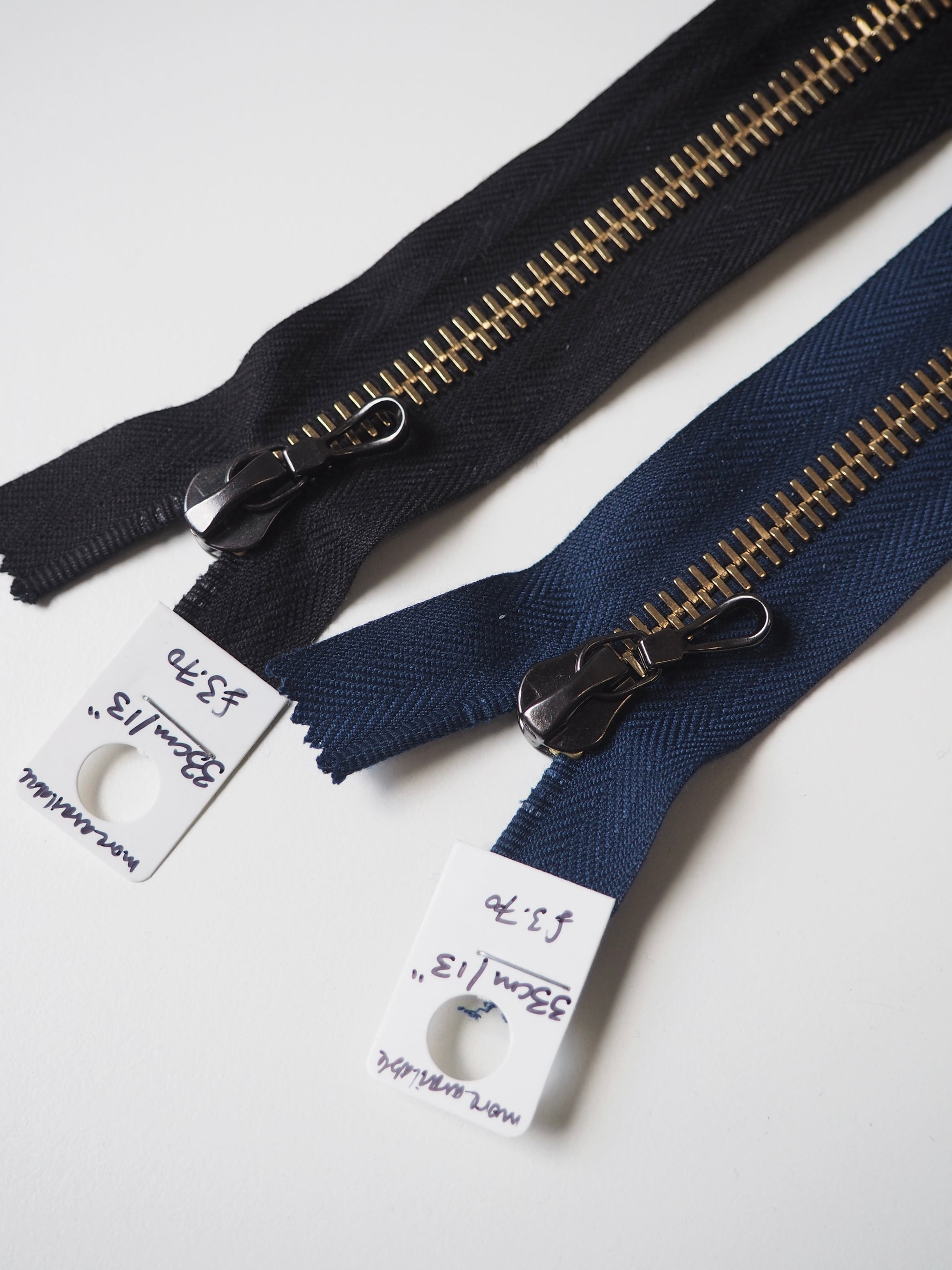 Riri Two-Way Open-Ended Chunky Metal Teeth Zips 33cm/13in – The