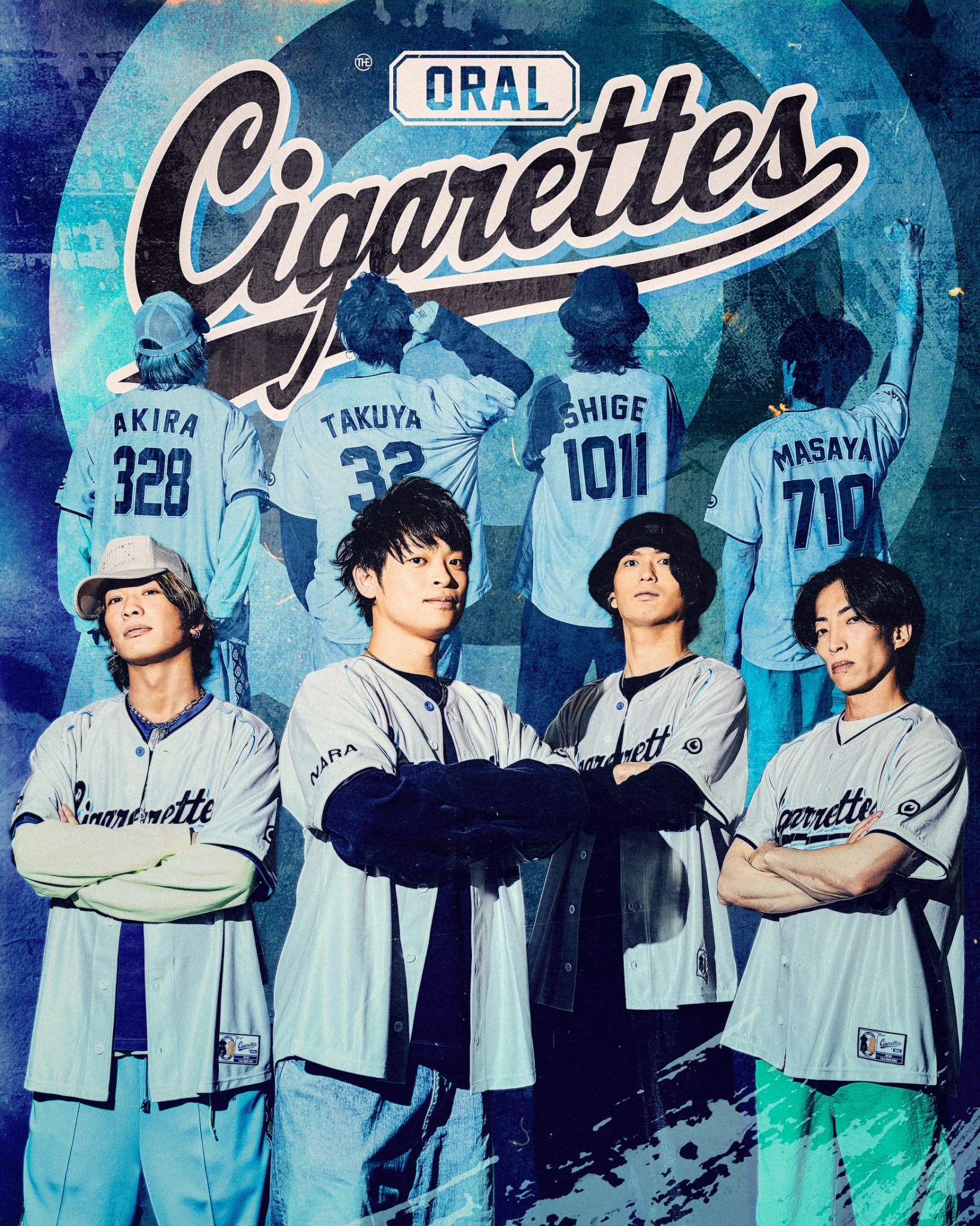 THE ORAL CIGARETTES KKベースボールTシャツ Lサイズ THE ORAL
