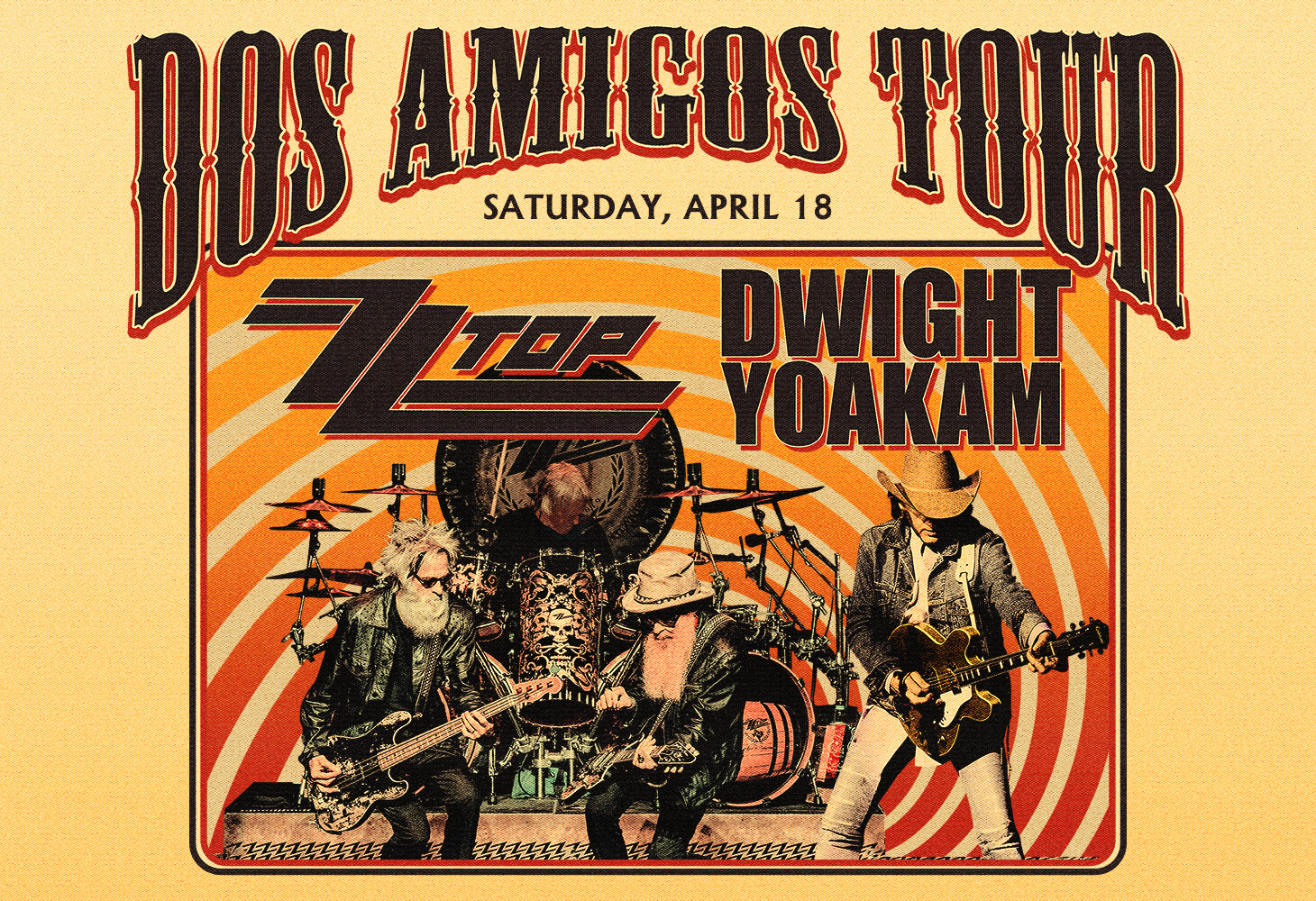 ZZ TOP & Dwight Yoakam: Dos Amigos Tour | 04.18.26 | The Orion