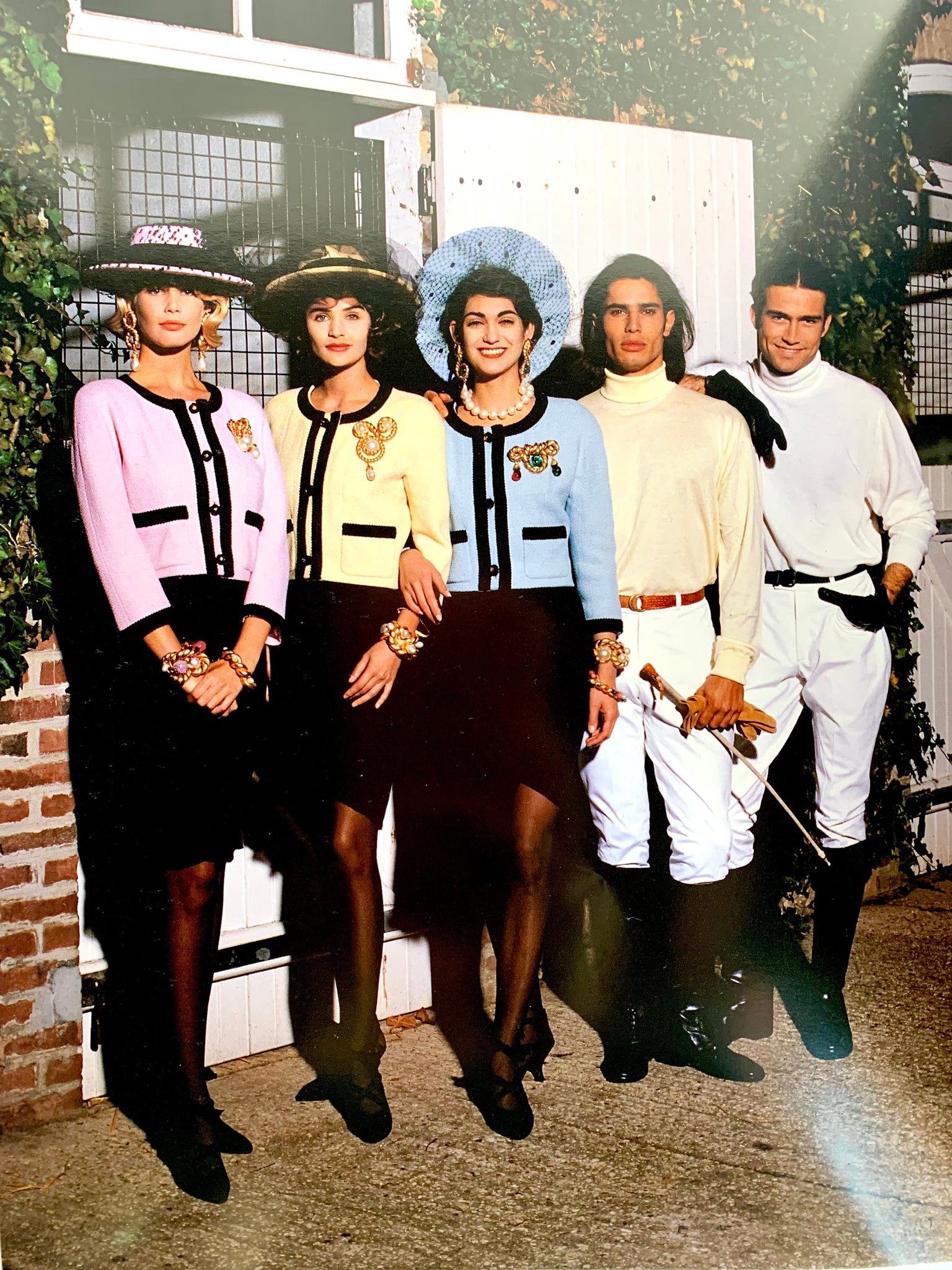 CHANEL 1990 SPRING SUMMER CATALOGUE CLAUDIA SCHIFFER HELENA