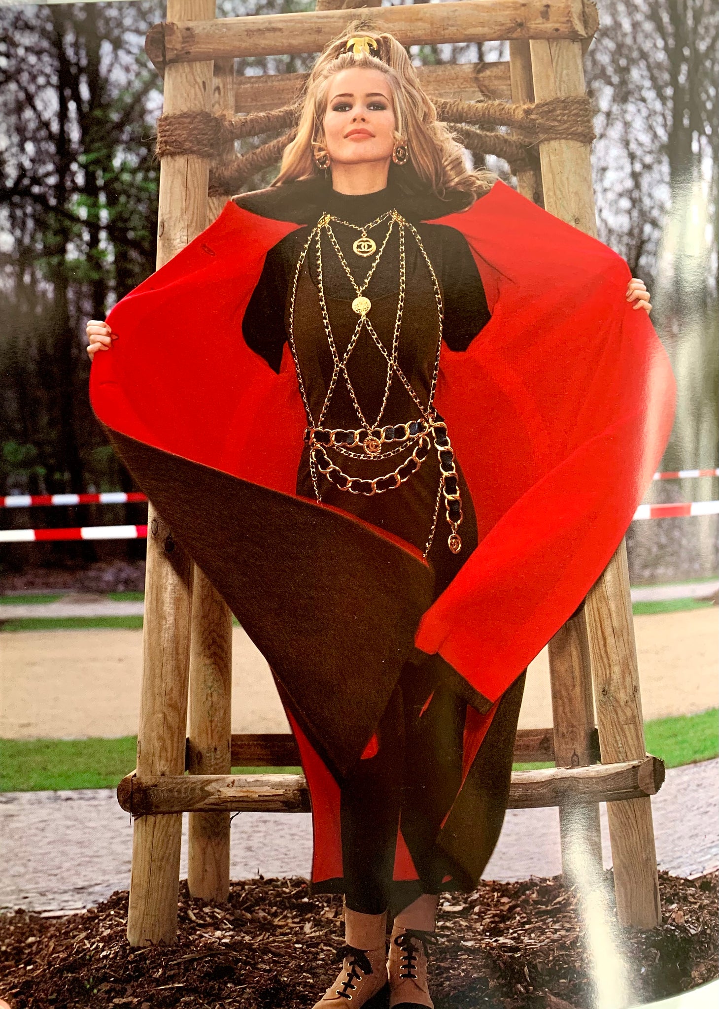 CHANEL 1992 - 1993 AUTUMN WINTER COLLECTION CATALOGUE CLAUDIA