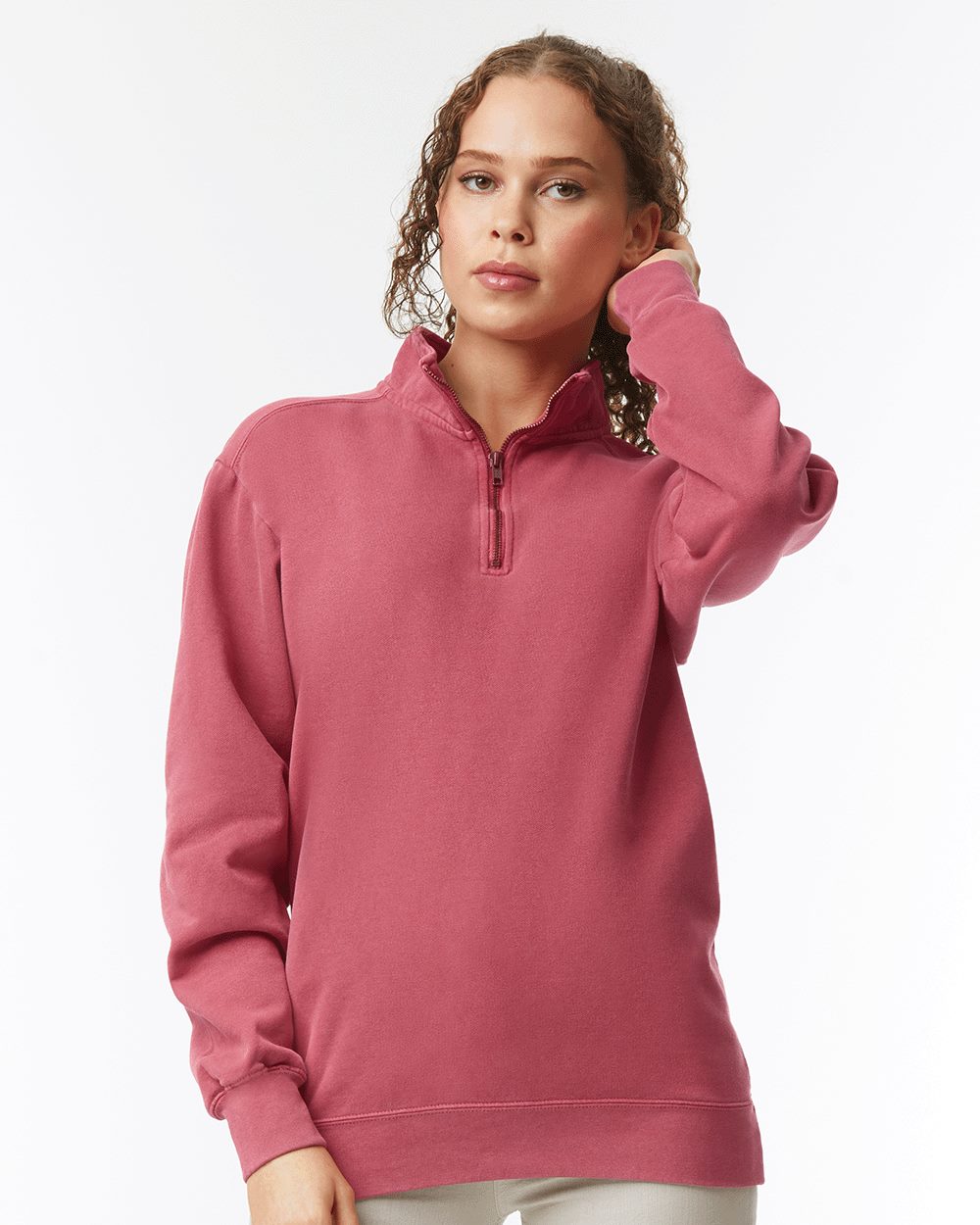 Comfort Colors 1580 Garment-Dyed Quarter Zip Sweatshirt – The Park