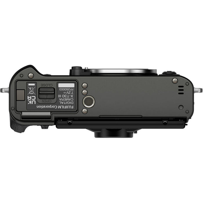 FUJIFILM X-T30 III Mirrorless Camera (Charcoal Silver) *OPEN BOX*