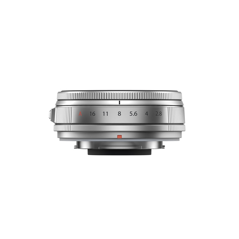 FUJIFILM XF 23mm f/2.8 R WR Pancake Lens (FUJIFILM X, Silver)